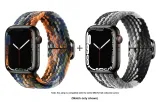 Apple Woven Strap-Camouflage * Dark Chocolate