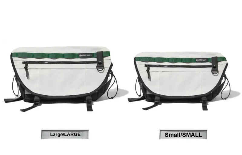 LIVEBOX EN DIRECT Polyester Messenger Bag Fixed Gear Bike Shoulder Bag Crossbody Bag Large Size Unisex White-2