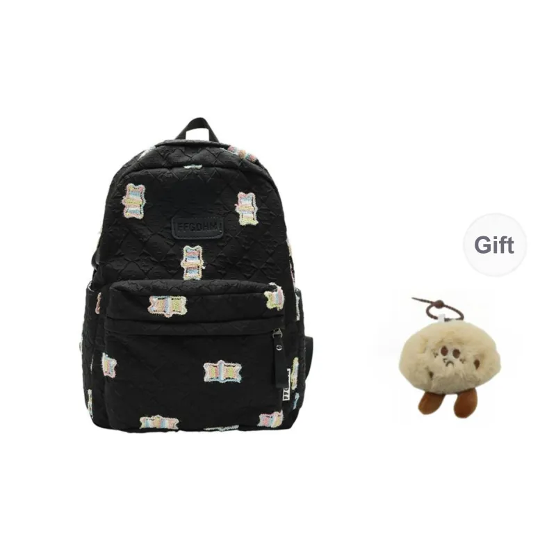 URBAN FOREST Nylon Backpack Regular Unisex Blue/Purple/Pink/Black/White-15
