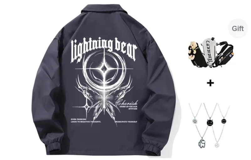 LIGHTNING BEAR Jackets Coats Unisex-21
