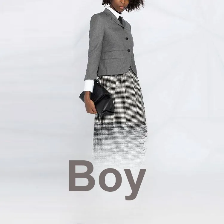 THOM BROWNE Single Breasted Tailored Blazer-3