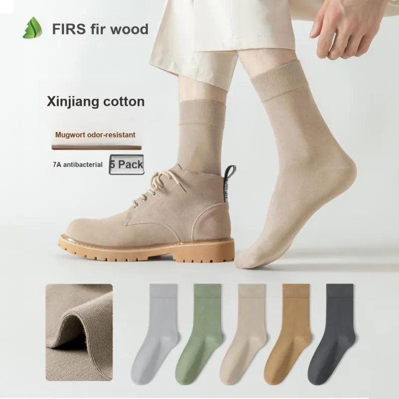 FIRS Mid Calf Socks Men's 5 Pack-13