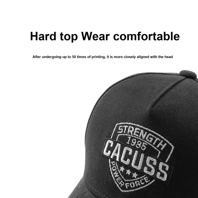 CACUSS Junior 100% Cotton Baseball Caps Hardtop Men's-7