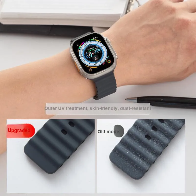 IOTS Apple Compatibility Watch Band Silicone Material-2