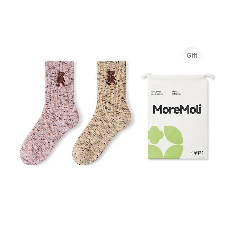 Moremoli Mid Calf Socks Women's 2 Pack-1
