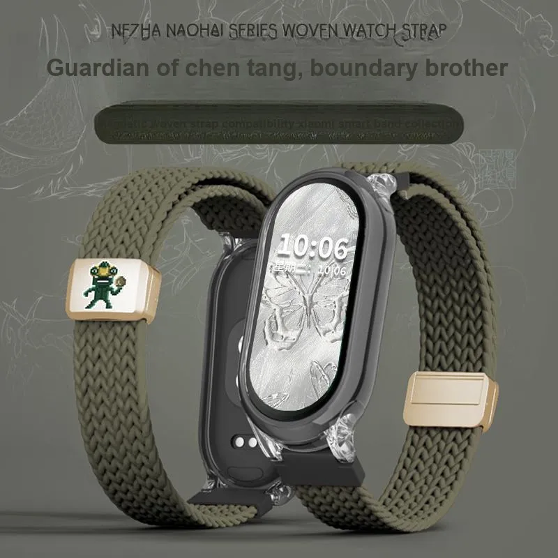 Mr. Strap Watch Bands Xiaomi Compatibility 145~210mm Fabric Material Unisex-25