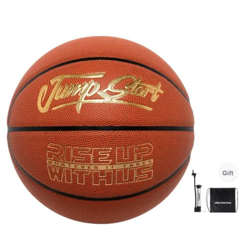 Wild Child Club PU Basketball Brown Size 7 Ball Training Match Unisex