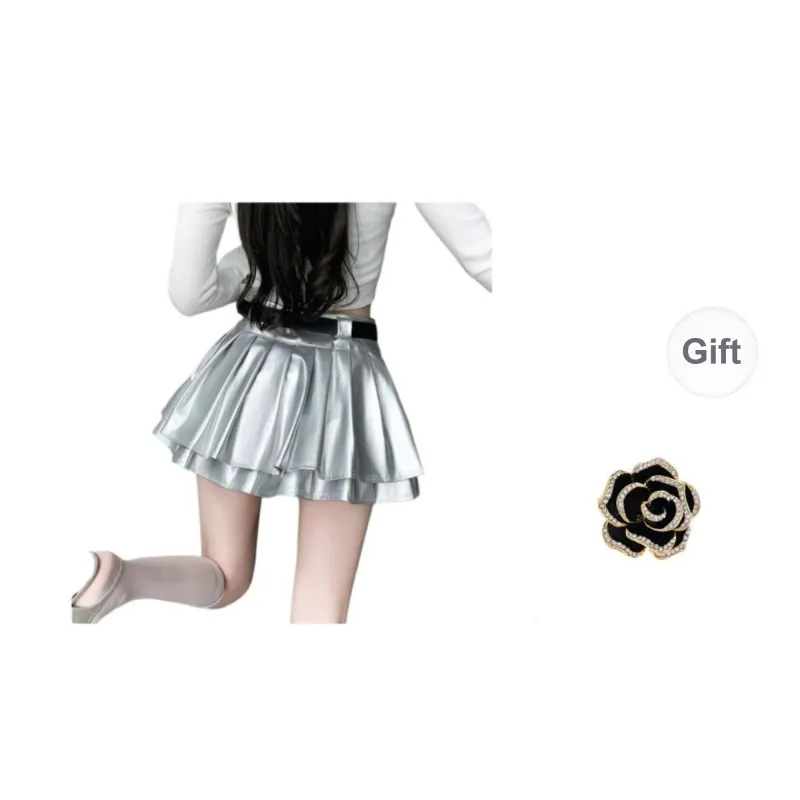ONNFB Leather Short Skirts Women's-3