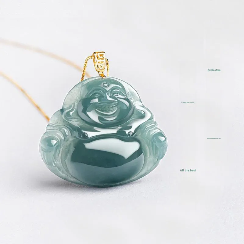 Long Fu Ice Glutinous 18K Gold Channel Set Necklace, Perfect Gift For Festivals Women's-1