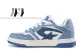 Denim Blue White