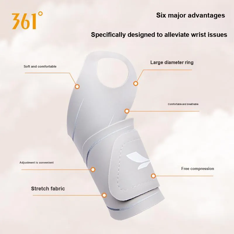 361° Wristbands Breathable Compression Slip Resistant Cotton Polyester Elastane Blend Unisex Comprehensive Protective-3
