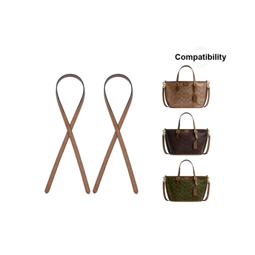 Сумка с ремешком из микрофибры женская коричневый черный