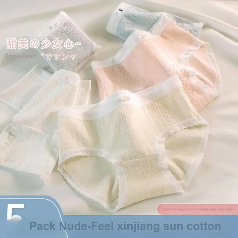 Cotton Shopping Underpants Women's 5 Pack-2