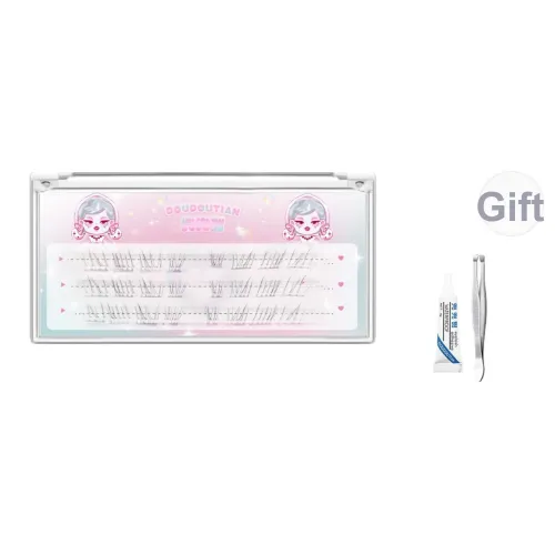 DOUDOUTIAN Клеящиеся ресницы для женщин