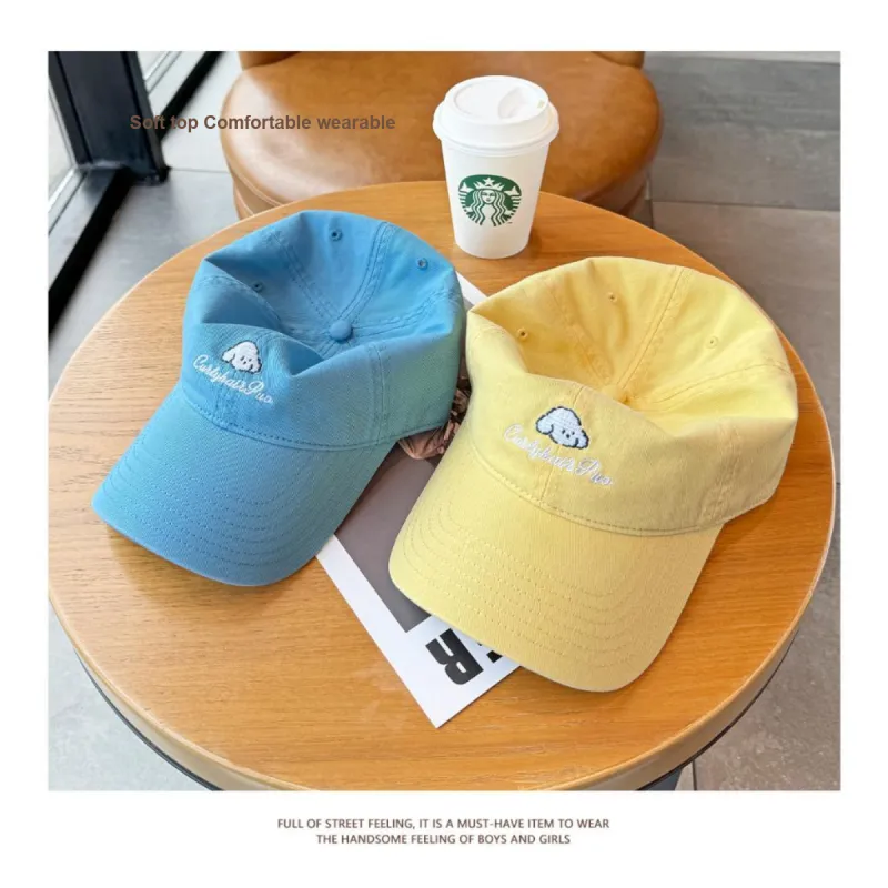 Gold Artist Cotton Baseball Caps Unisex Dopamine Dressing Color Scheme-4
