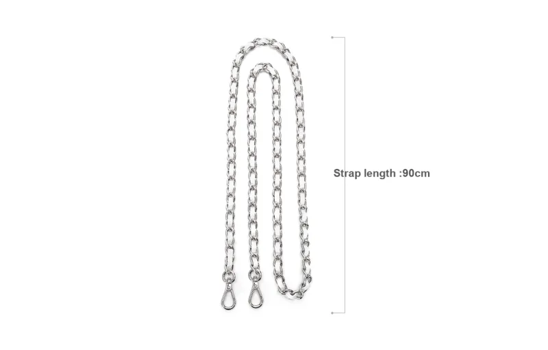 GUYI Pearl, Alloy, Iron Metal Bag Strap Women's White-17
