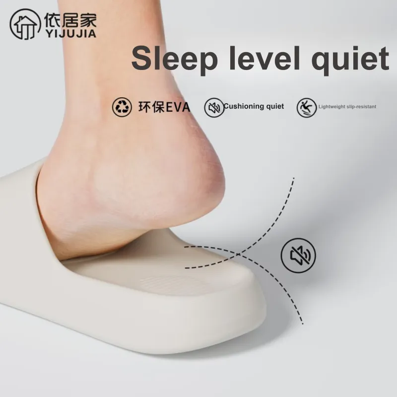 Stay At Home Platform Abrasion Resistant, Squashy And Bouncy Feeling, Slip Resistant, Waterproof Summer Sandals-4