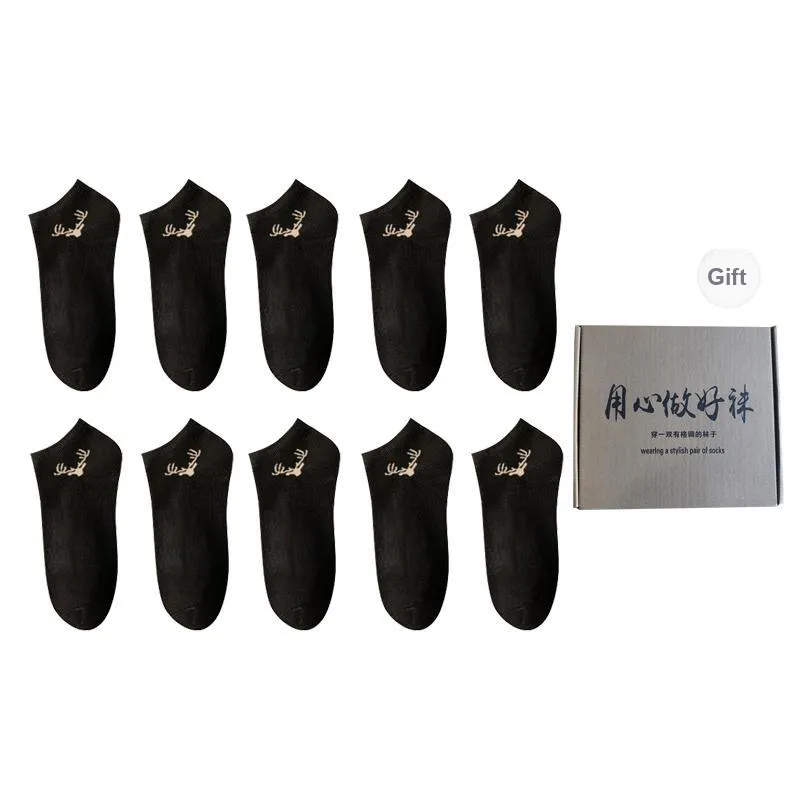 Yalu Mid Calf Socks Men's 10 Pack Mixed Color-46