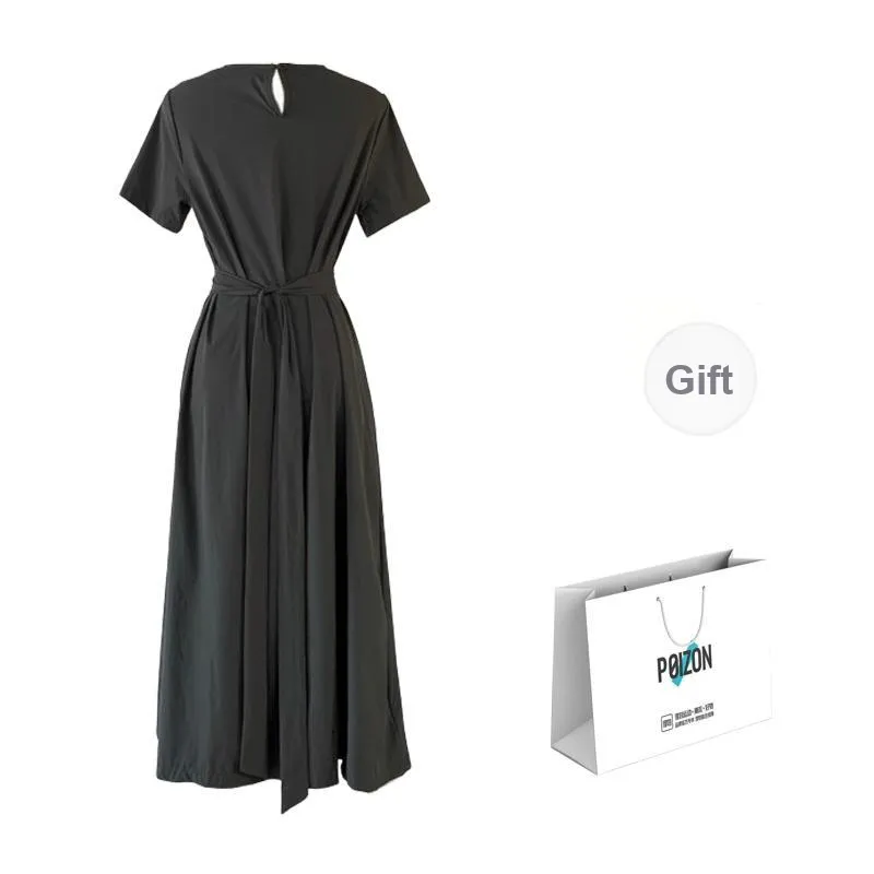 TURN UP Short Sleeved Dresses Women's-3