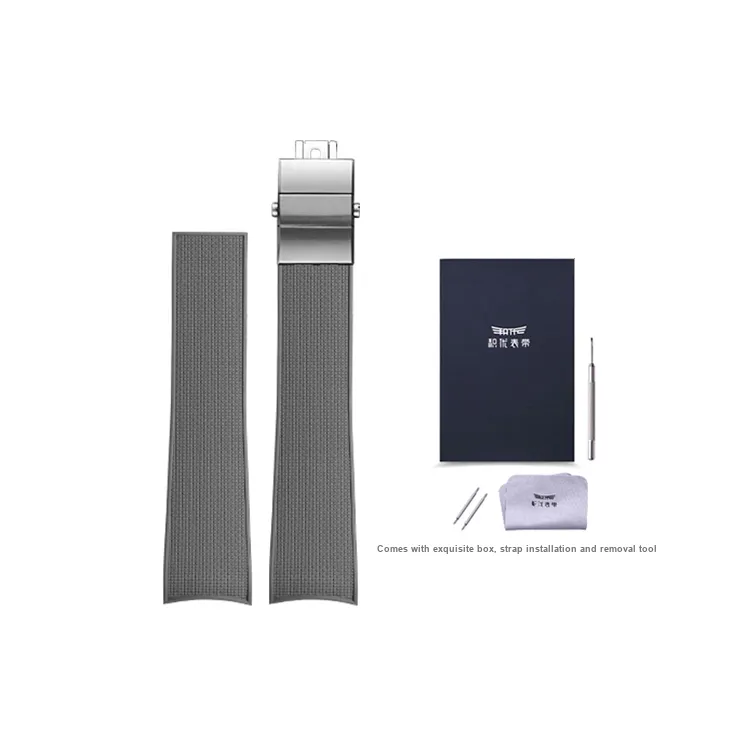 JEAYOU Comcast Diving Collection Longines Compatibility Watch Band 95mm Fluoroelastomer Material-33