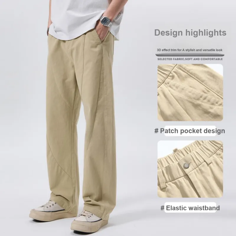 WOOD SOON Casual Pants Unisex-4