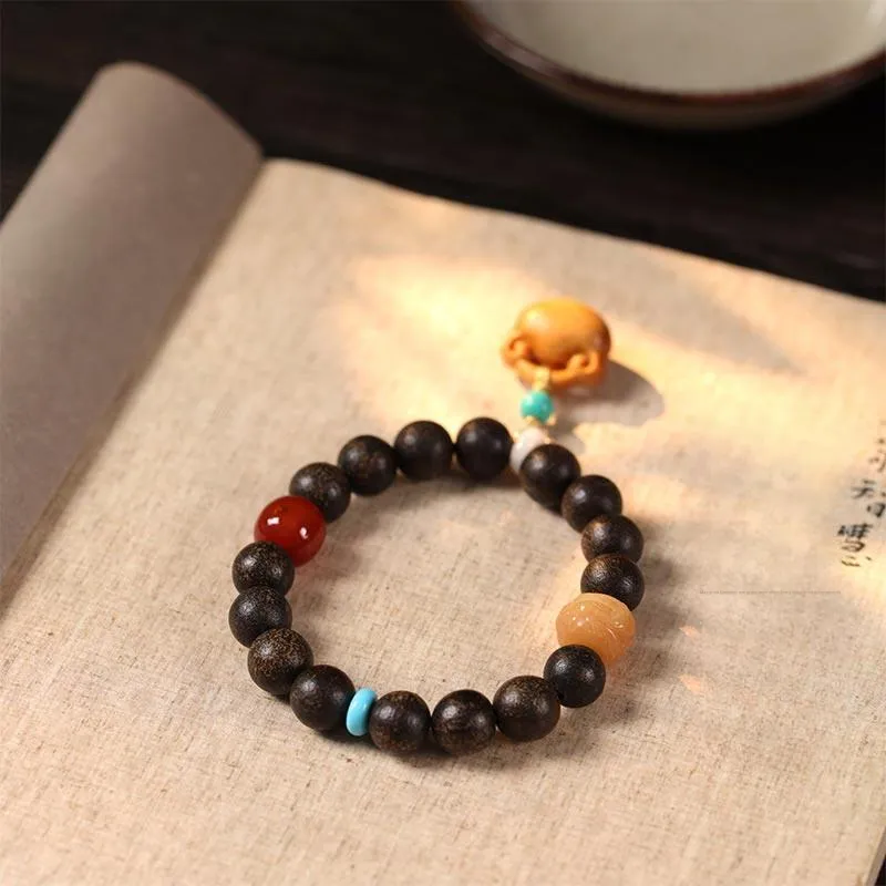CARAT'S DIARY Sandalwood Wooden Bracelets Women's-7