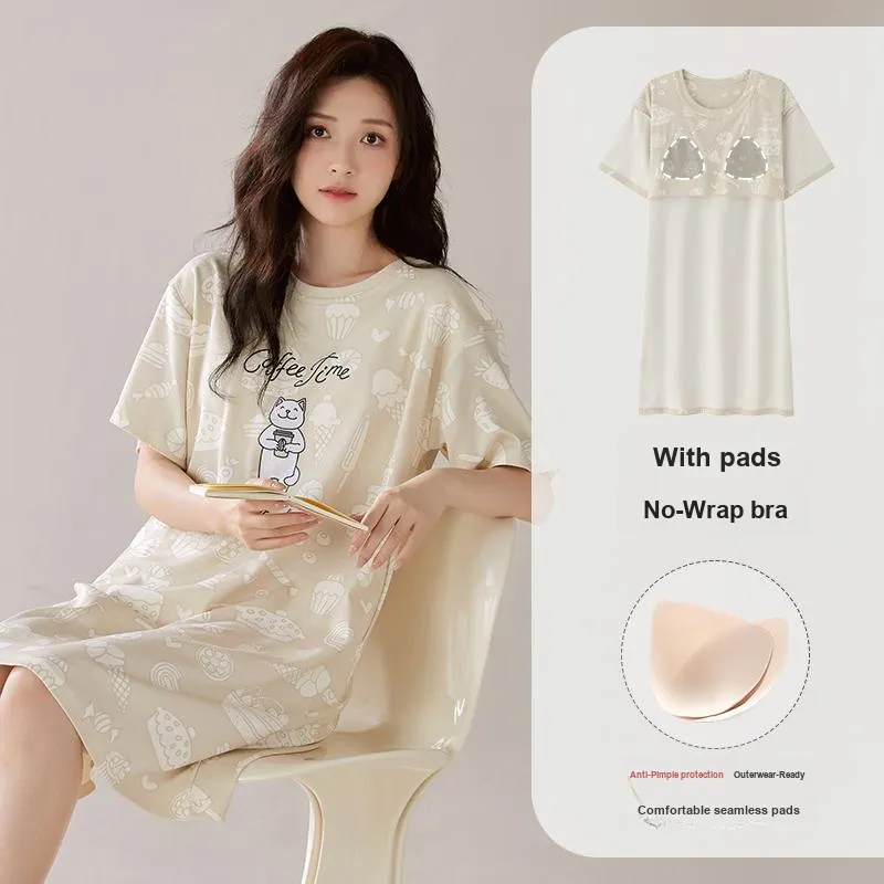 XIA.WA.ZHI.XIU Nightgown Women's Gift Box Set-1