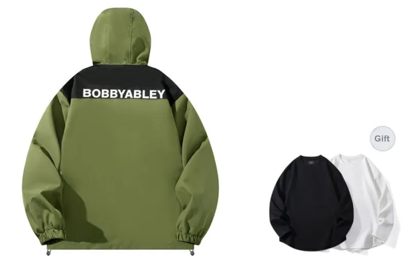 BOBBY ABLEY Windbreaker Jacket Unisex-11
