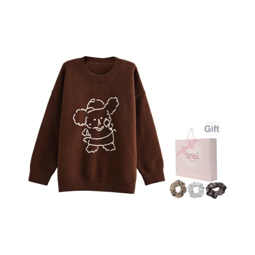 SNBL Коричневый Женский Трикотаж