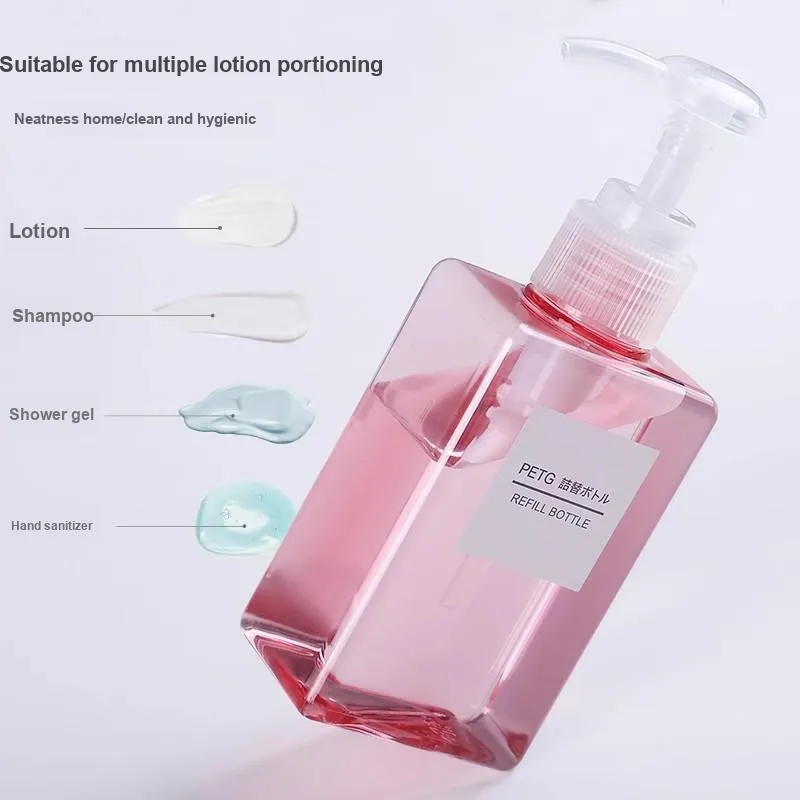 ZHENZI Travel Bottle Set Push Button Shower Gel Shampoo Hand Sanitizer Empty Bottle Portable Makeup Tool-2