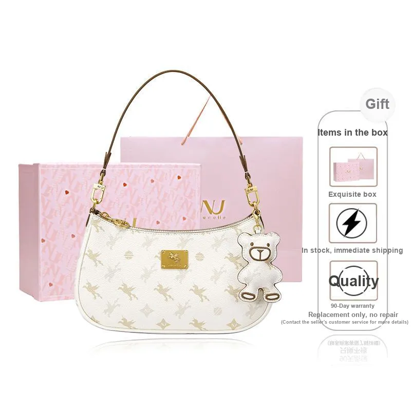 NUCELLE PVC Dumpling Bag Shoulder Bag Crossbody Bag Medium Size Women's Peachy Pink-11