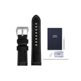 Black with Silver Buckle