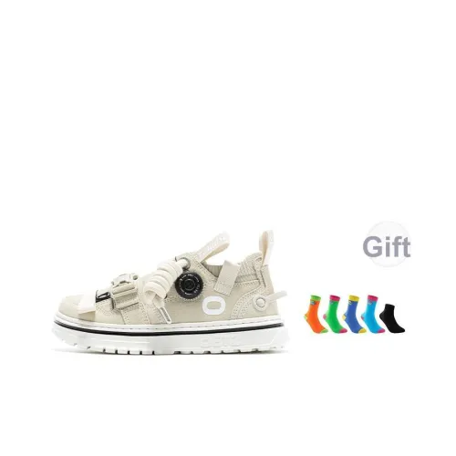 OETZI Ultra Light Series 1 Slip-resistant Abrasion-resistant Low Top Skateboard Shoes Unisex Beige ОЕЦИ Ультра Легкий Серия 1 Противоскользящие Устойчивые к износу Низкие Кроссовки для скейтбординга Унисекс Бежевый