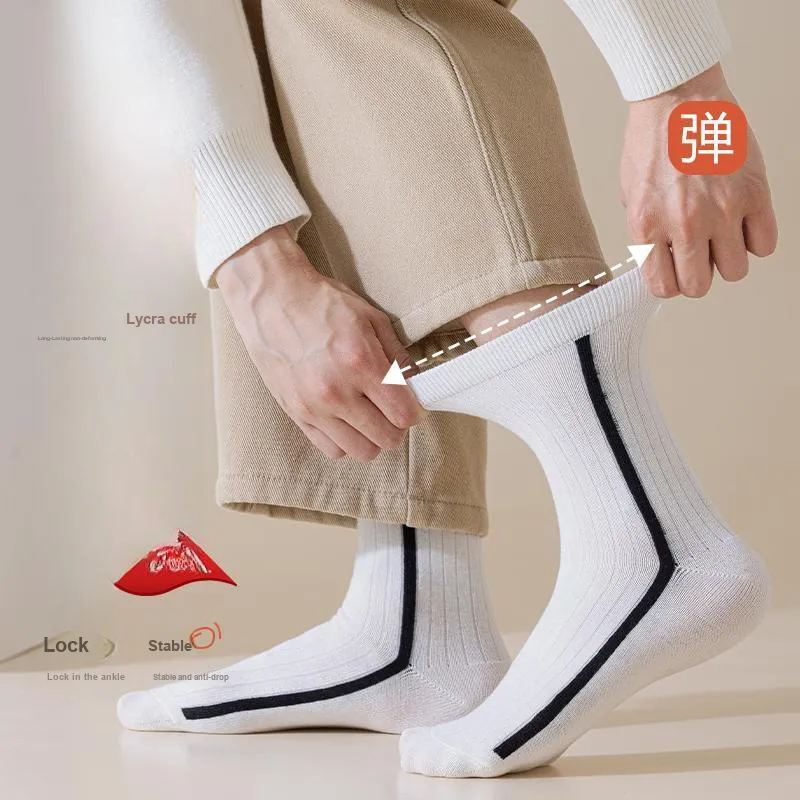 Caramella Mid Calf Socks Men's 4 Pack-5