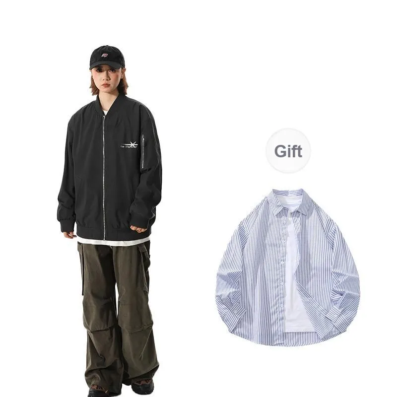 OGEK Jackets Coats Unisex Black-2