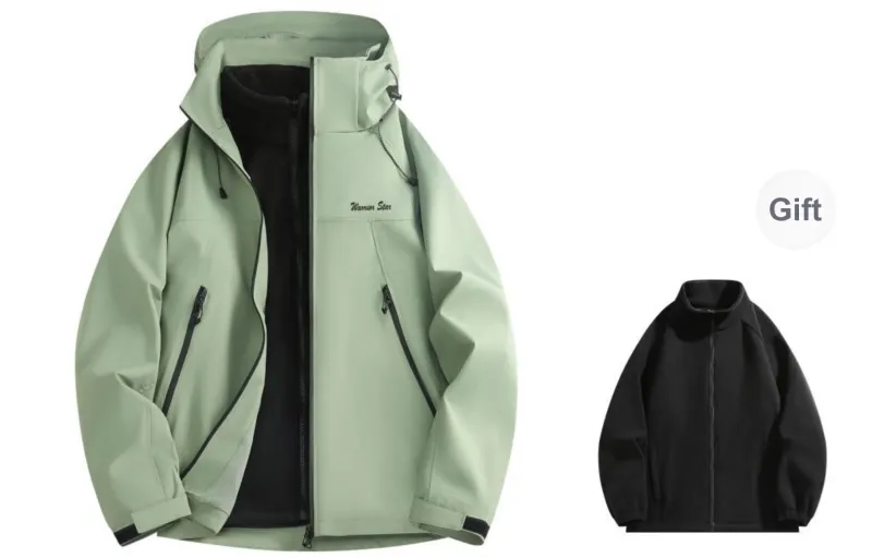 Warrior Lace Up Waterproof And Windproof Windbreaker Jacket Unisex-47