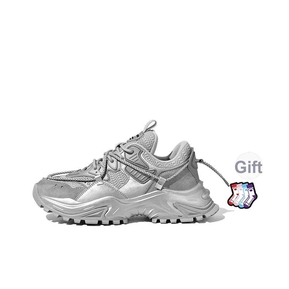 Masongarments Shark Tooth Series Running Shoes Unisex Low top Black/Gray/White/Beige/Galaxy Gray