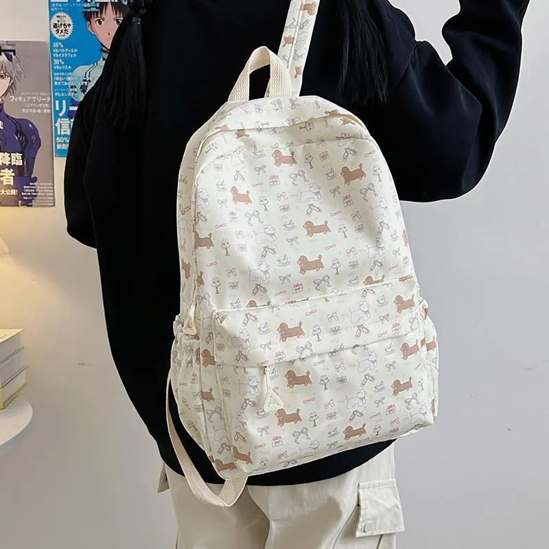 OURFUN Nylon Backpack Regular Unisex Multicolor-4