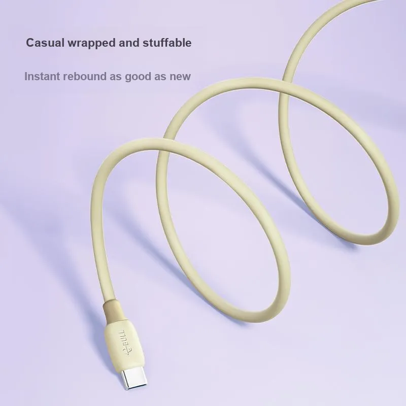 BULL G JCC110C 1m Type C To Type C Anti Collapsible Cables-3