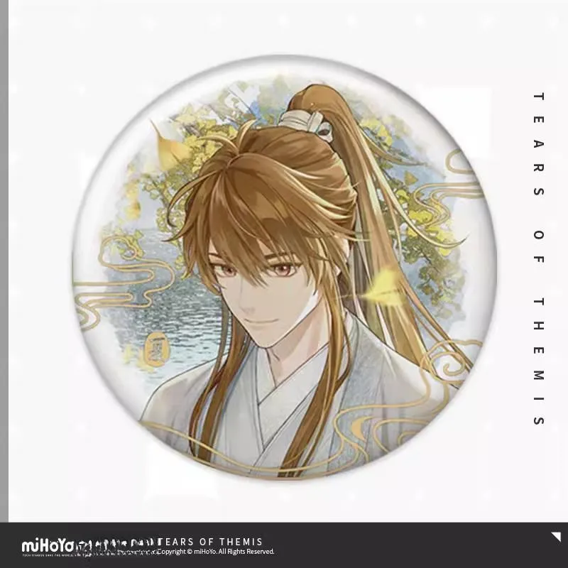 MIHOYO Tears Of Themis 'with You Listening To Treasures' Collection Tinplate Badge IP Merch-2