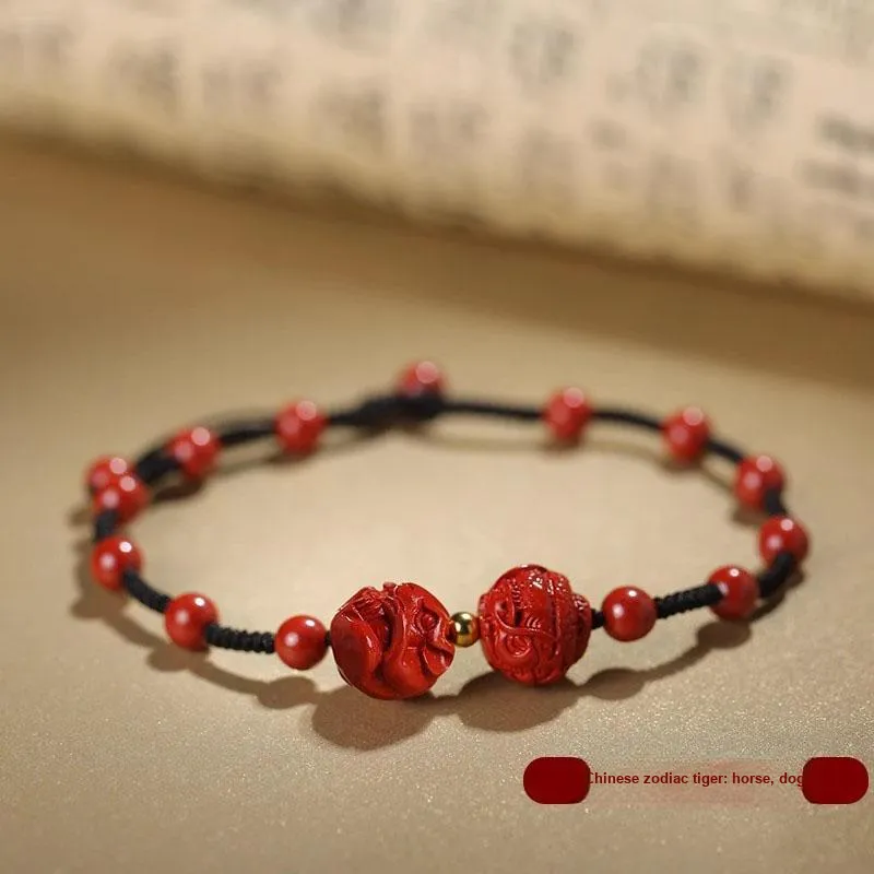 Sima Is Ethereal Reconstructed Cinnabar Anklets Unisex-3