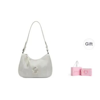 JACD PU Handheld Handbag Shoulder Bag Regular Women's Cool Mint/White/Black