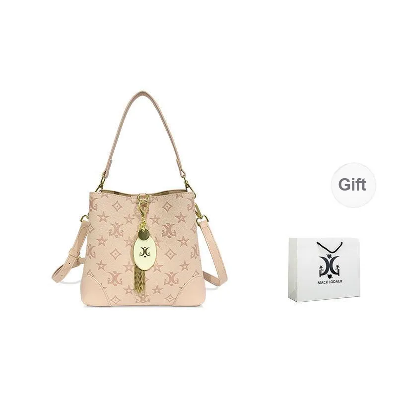 MACK JODAER Synthetic Leather Shoulder Bag, Crossbody Bag, Handbag Regular Women's Peach Blossom-0