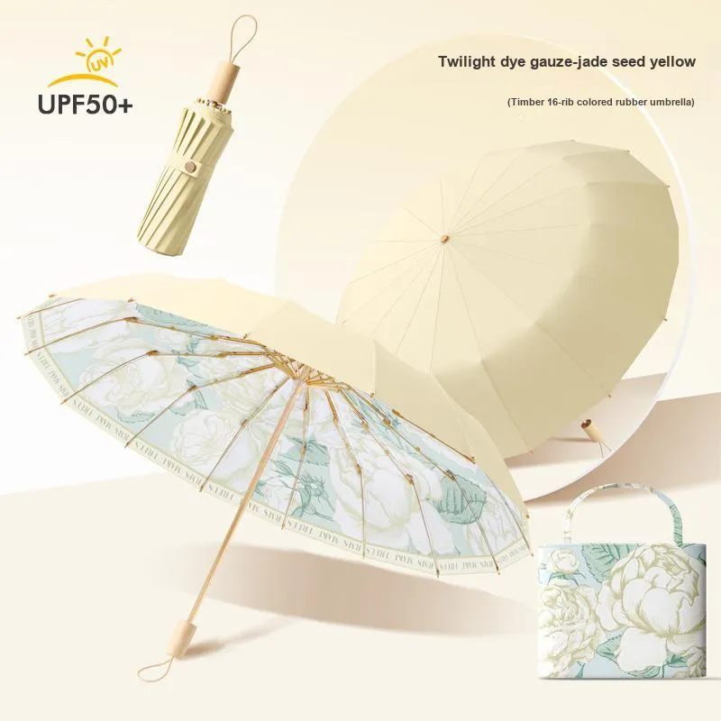 Imono Tall Wind Resistant Sunny And Rainy Dual Use Umbrella-10