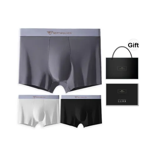 SEPTWOLVES Мужское нижнее белье подарочная коробка 3 штуки