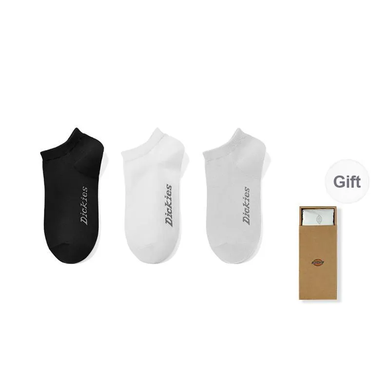 Dickies 95% Cotton Slip Resistant Invisible No Show Socks Unisex Gift Box Combination-0