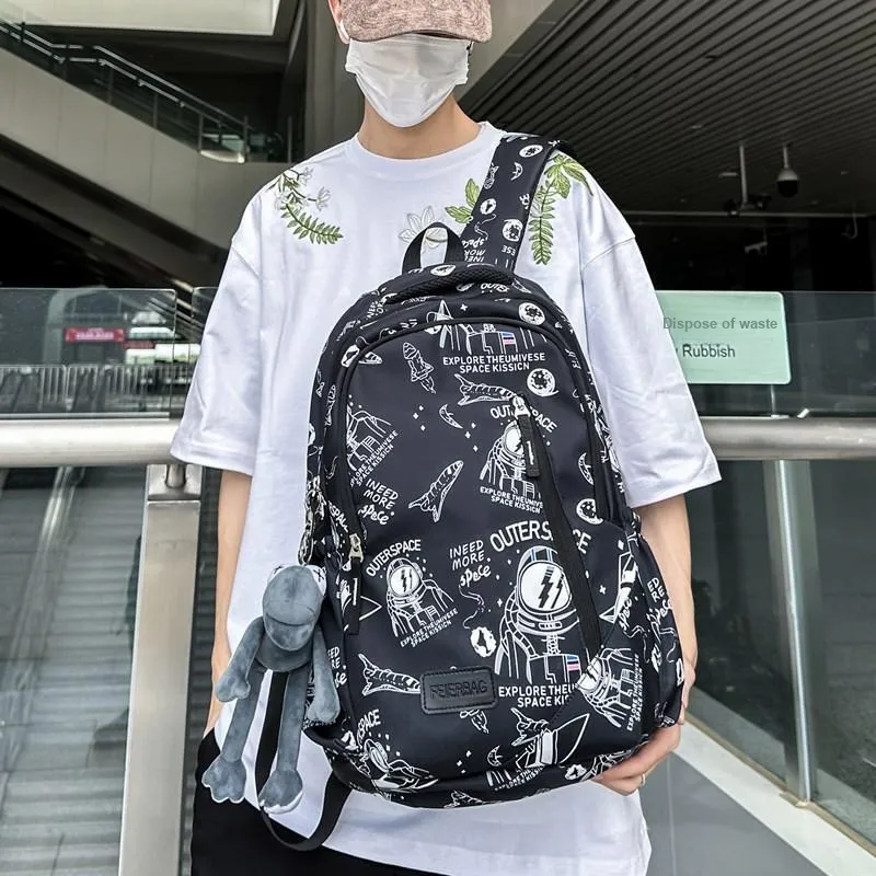 URBAN FOREST Nylon Backpack Regular Unisex Multicolor-12