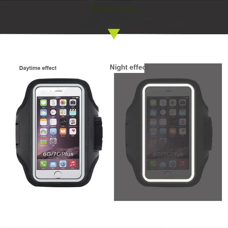 UMA Running Equipment Running Armband PU Unisex Black-5