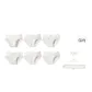 6C White Chain+V-Shaped Jacquard+White Jacquard+White Dot+V-Shaped Jacquard+V-Shaped Jacquard