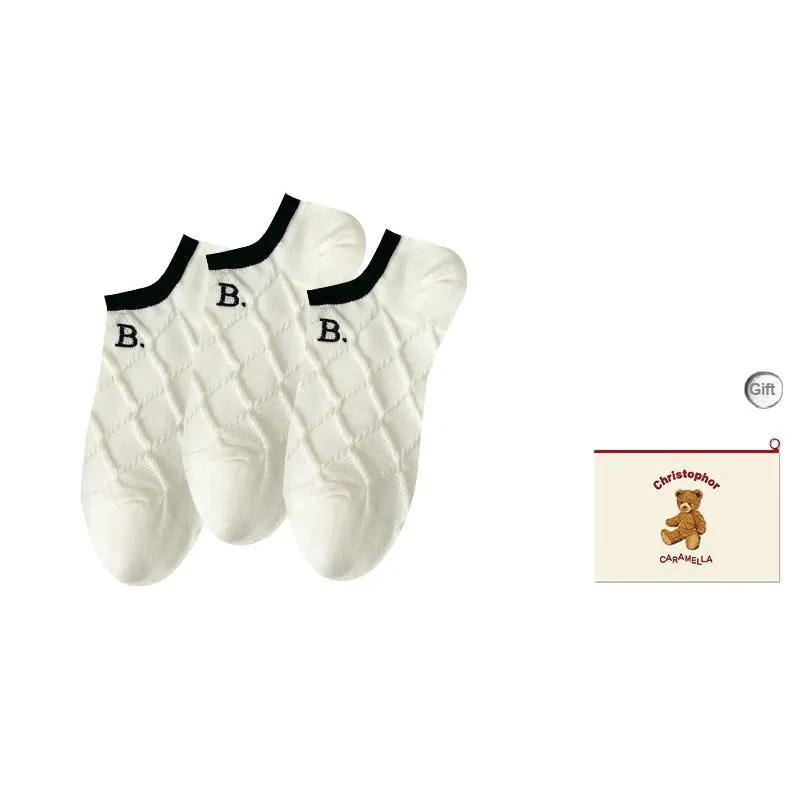 Caramella Ankle Socks Women's Shopping Bag Combo Set-11